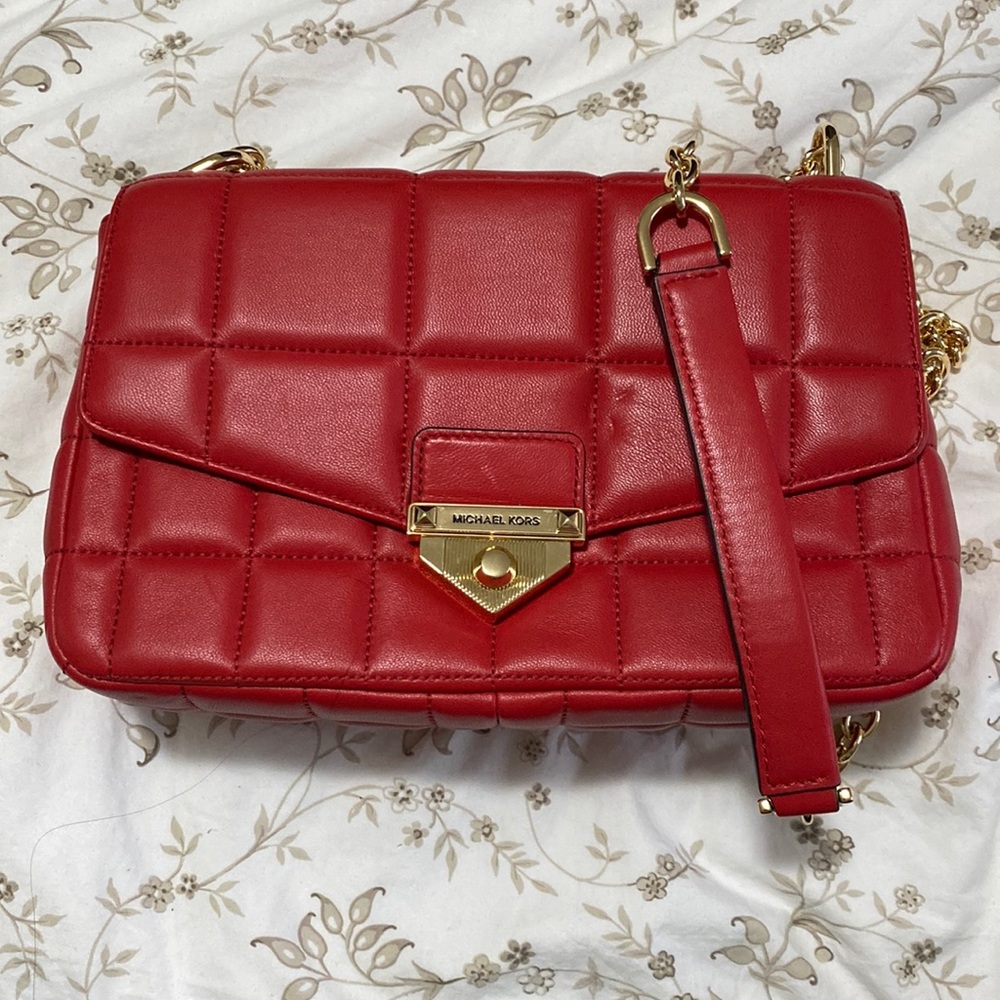 Michael Kors SoHo Large Quilted Leather Shoulder Bag
